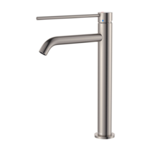 Fienza Kaya Care Tall Basin Mixer Brushed Nickel