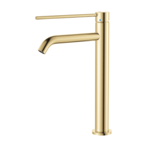 Fienza Kaya Care Tall Basin Mixer Urban Brass
