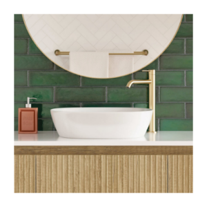 Fienza Kaya Tall Basin Mixer Urban Brass