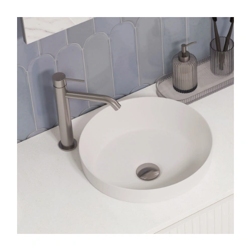 Fienza Kaya Medium Basin Mixer Brushed Copper - Image 2