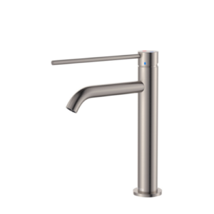 Fienza Kaya Care Medium Basin Mixer Brushed Nickel
