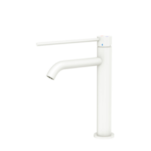 Fienza Kaya Care Medium Basin Mixer Matte White