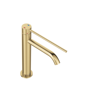 Fienza Kaya Care Medium Basin Mixer Urban Brass