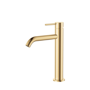 Fienza Kaya Medium Basin Mixer Urban Brass