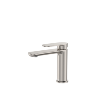Fienza Empire Slim Cold Start Basin Mixer Brushed Nickel
