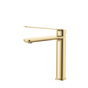 Fienza Empire Care Cold Start Medium Basin Mixer Urban Brass