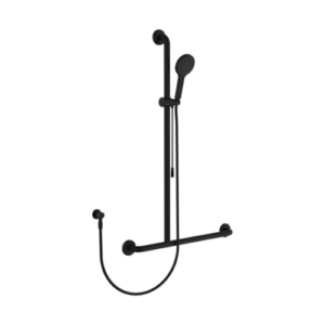 Fienza Hustle Care Inverted T Rail Shower with Push Pull Slider Left-Hand
