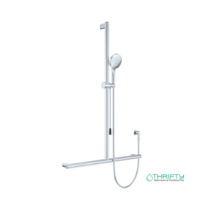 Fienza Care Inverted T Rail Shower with Push Pull Slider Chrome
