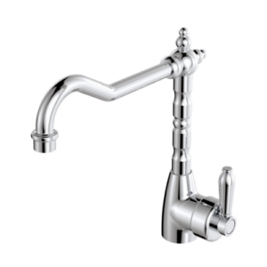 Fienza Eleanor Shepherds Crook Kitchen Sink Mixer Chrome