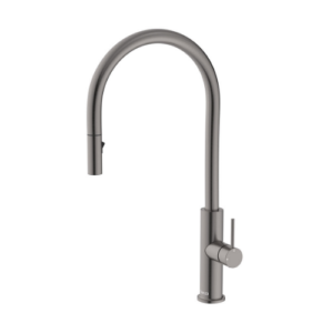 Fienza Kaya Pull-Out Sink Mixer Gun Metal