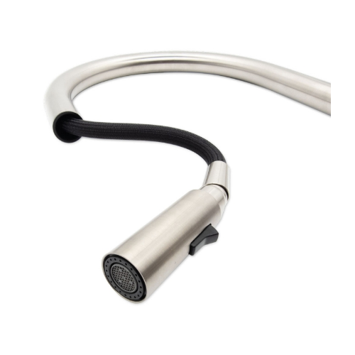 Fienza Kaya Pull-Out Sink Mixer Matte White - Image 4