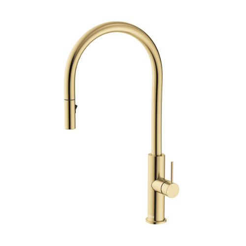Fienza Kaya Pull-Out Sink Mixer Urban Brass