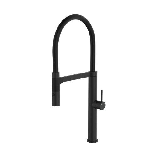 Fienza Kaya Pull Down Sink Mixer Matte Black