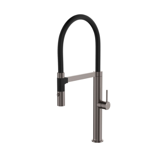 Fienza Kaya Pull Down Sink Mixer Gun Metal