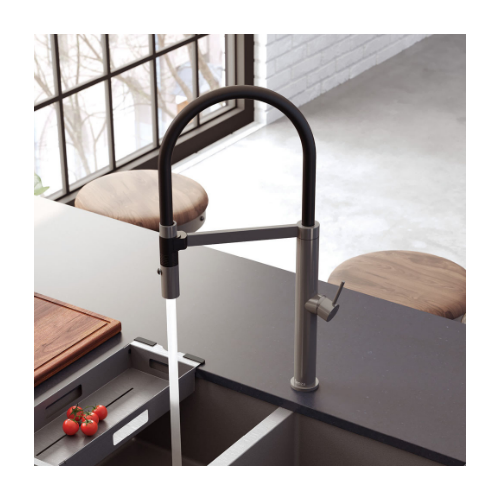 Fienza Kaya Pull Down Sink Mixer Gun Metal - Image 5
