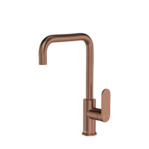 Fienza Empire Slim Sink Mixer Brushed Copper