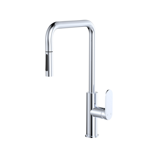 Fienza Empire Slim Pull-Out Sink Mixer Chrome
