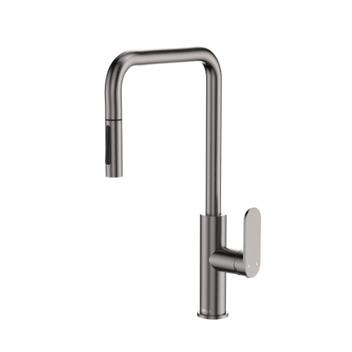 Fienza Empire Slim Pull-Out Sink Mixer Gun Metal