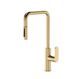 Fienza Empire Slim Pull-Out Sink Mixer Urban Brass