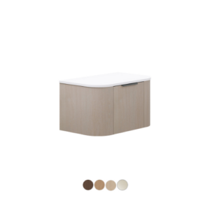 Fienza  Lena 750 Wall Hung Double Curve Cabinet