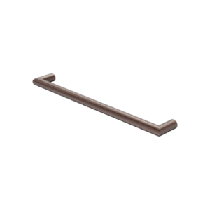 Nero Mecca 240V Single Heated Towel Rail Brushed Bronze