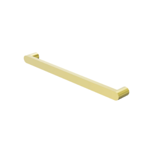 Nero Bianca 240V Single Heated Towel Rail Brushed Gold