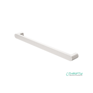 Nero Bianca 240V Single Heated Towel Rail Brushed Nickel