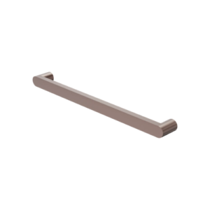 Nero Bianca 240V Single Heated Towel Rail Brushed Bronze