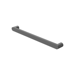 Nero Bianca 240V Single Heated Towel Rail Gun Metal