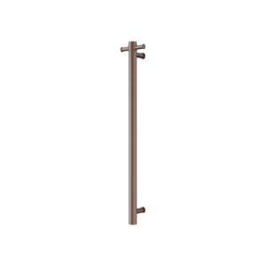 Nero Mecca 240V Single Vertical Heated Towel Rail Brushed Bronze