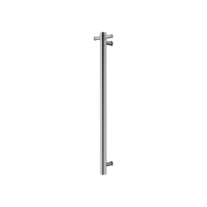Nero Mecca 240V Single Vertical Heated Towel Rail Chrome