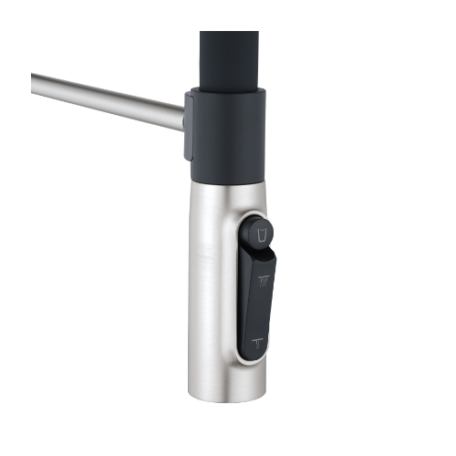 Aquaperla Brushed Nickel Kitchen Mixer - Image 2
