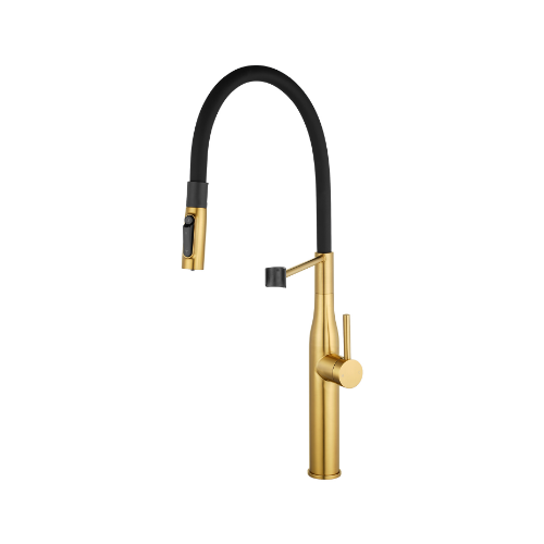 Aquaperla Brushed Brass Kitchen Mixer - Image 3