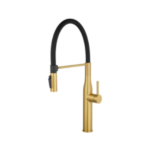Aquaperla Brushed Brass Kitchen Mixer