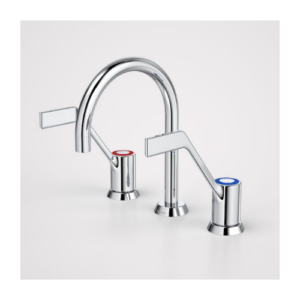 Caroma G Series+ Concealed Sink Hob Set (160mm outlet + 150mm handles) - Lead Free