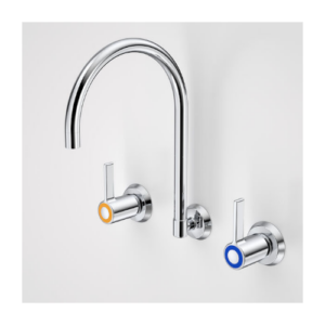 Caroma G Series+ Concealed Wall Sink Set (200mm outlet + 80mm handles) - Lead Free
