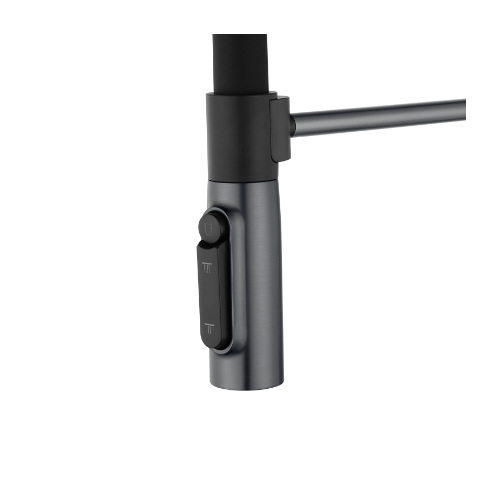 Aquaperla Gun Metal Grey Kitchen Mixer - Image 3