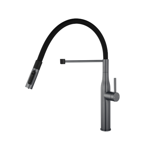 Aquaperla Gun Metal Grey Kitchen Mixer - Image 4