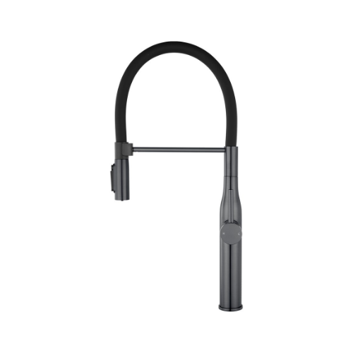 Aquaperla Gun Metal Grey Kitchen Mixer