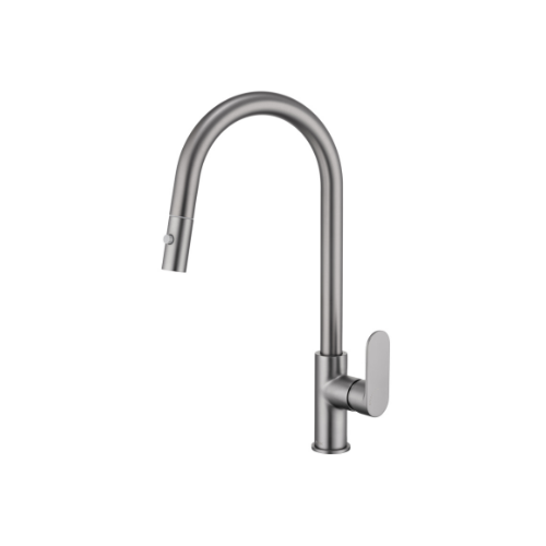 Mixx saffron pull out sink mixer Gun Metal lead free