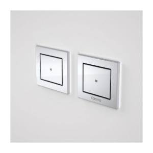 Caroma Invisi Series II® Rectangle Dual Flush Remote Buttons (Plastic) Chrome
