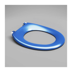 Caroma Caravelle Care Single Flap Toilet Seat Sorrento Blue with GermGard®