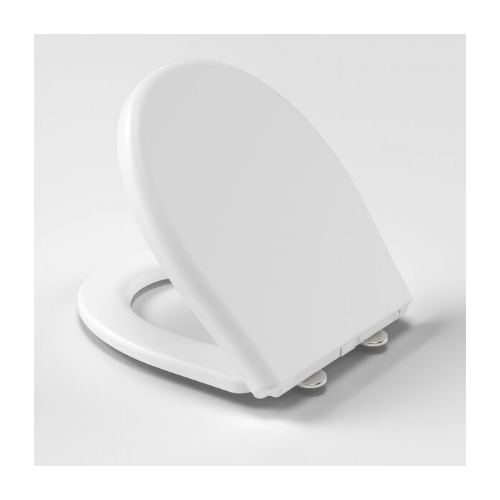 Caroma Riviere Toilet Seat (Soft Close, Blind Fix, Germgard) Matte White - Image 2