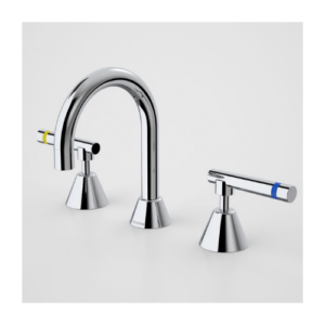 Caroma Elegance Lever Care Basin Set  Warm Cold  Lead Free