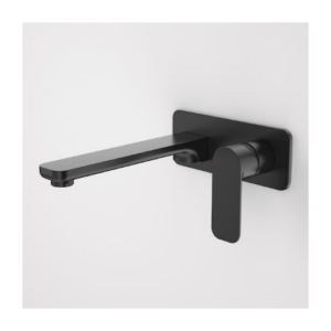 Caroma Luna® Wall Basin Bath Mixer Black Lead Free
