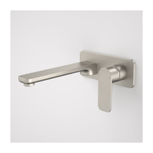 Caroma Luna® Wall Basin Bath Mixer Brushed Nickel Lead Free