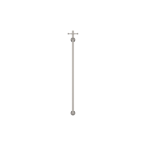 Fienza Lillian Vertical Heated Towel Rail 93 x 1000mm Brushed Nickel - Image 2