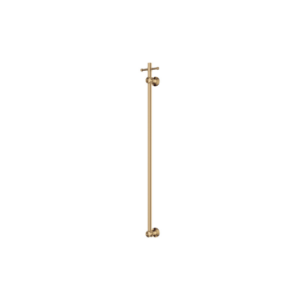 Fienza Lillian Vertical Heated Towel Rail 93 x 1000mm Urban Brass