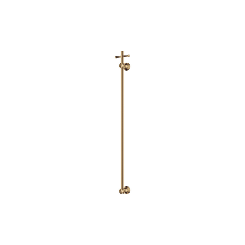 Fienza Lillian Vertical Heated Towel Rail 93 x 1000mm Urban Brass