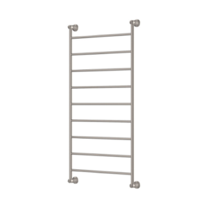 Fienza Lillian Heated Towel Rail 600 x 1200mm Brushed Nickel